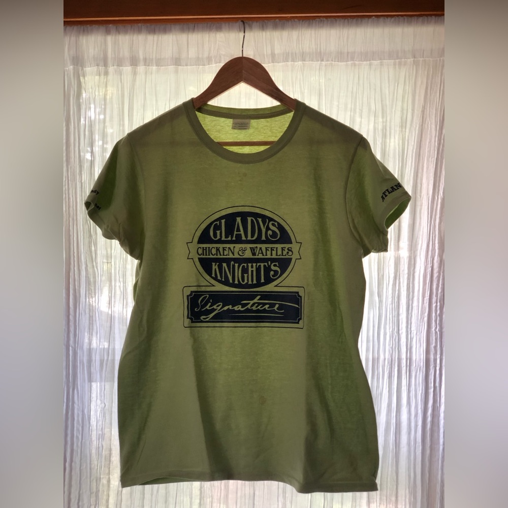 Gladys Knight Chicken and Waffles Green T-Shirt